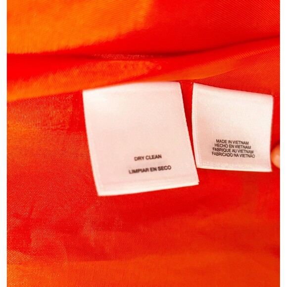 Anne Klein Plaid Yellow Orange Green Light Jacket Size 4 - Picture 6 of 9